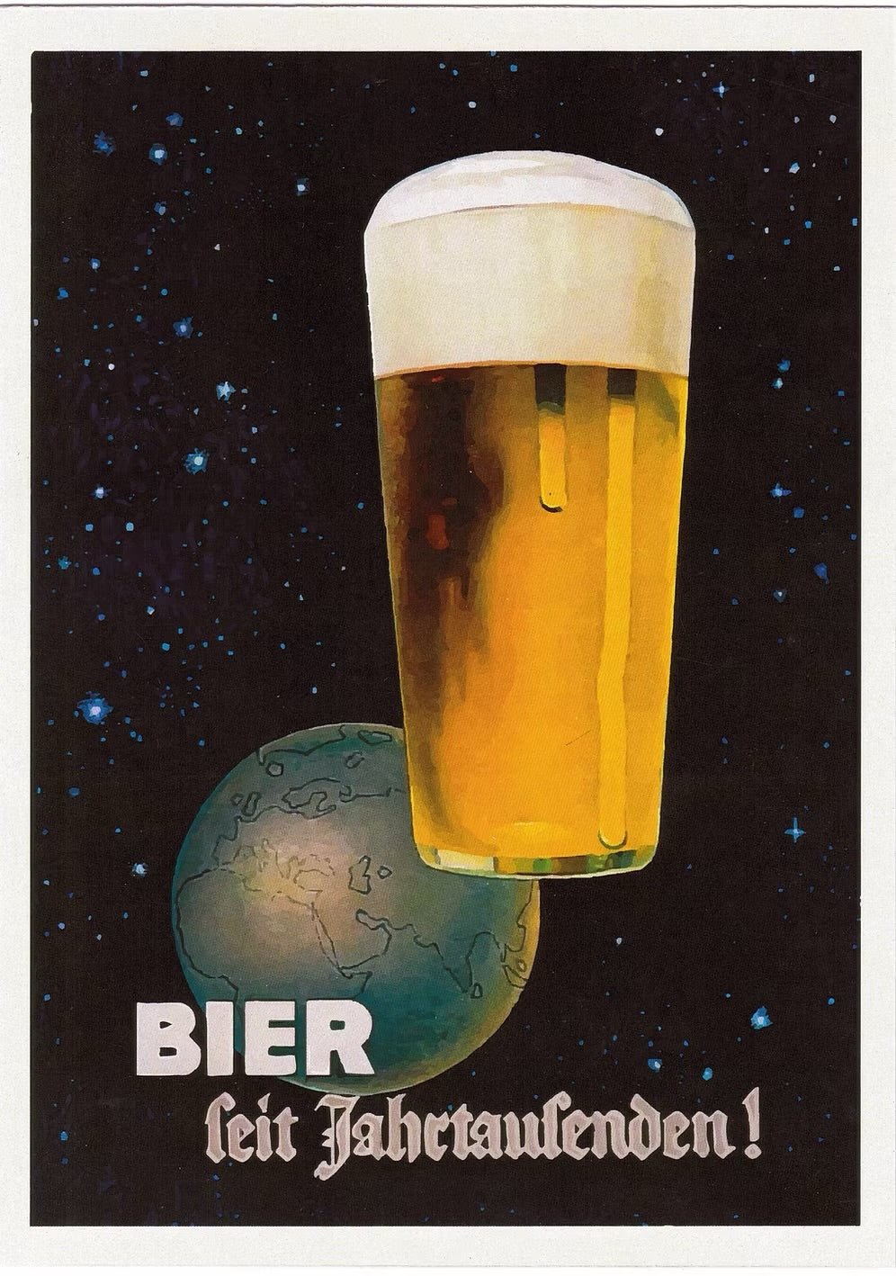 Postkarte „Bier seit Jahrtausenden!“